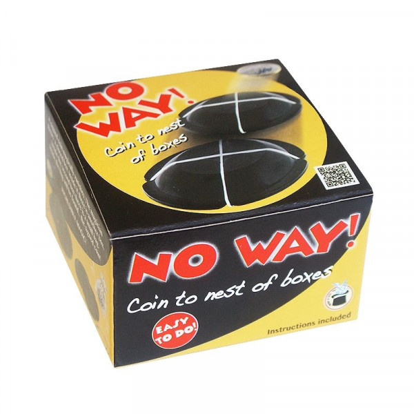 No Way! - Coin to Nest of Boxes bei Zaubershop Frenchdrop