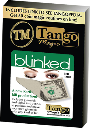 Tango Blinked Left Handed (Gimmick and Online Instructions) by Tango Magic | Zaubertrick