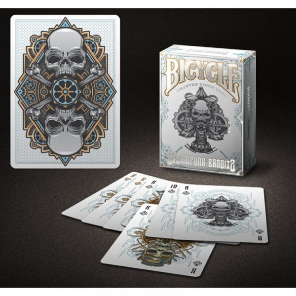 Bicycle Steampunk Bandits Playing Cards - White