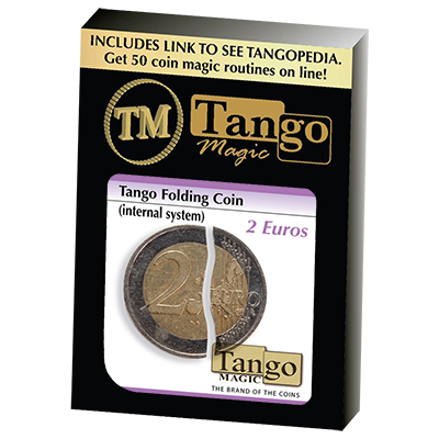 Tango Magic Folding Coin /Faltmünze 2 Euro Internal System günstig kaufen bei Zaubershop-Frenchdrop