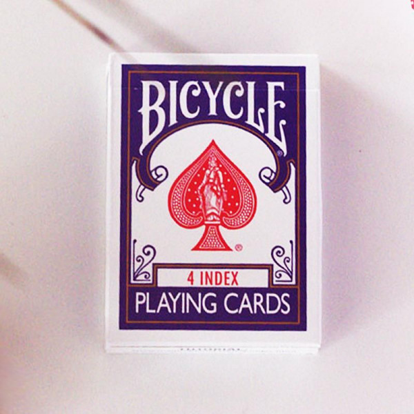 Bicycle - 4 Index (+4 Zauberroutinen) Spielkarten bei Zaubershop Frenchdrop