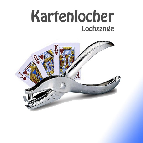 Kartenlocher - Lochzange bei Zaubershop-Frenchdrop
