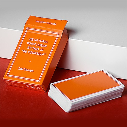 Magic Notebook - Orange | Spielkarten