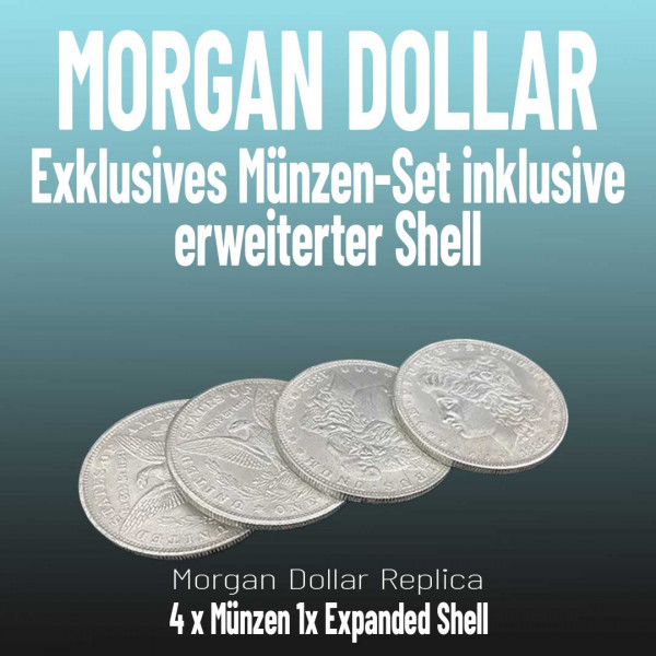 Morgan Dollar Münzen Set bei Zaubershop Frenchdrop