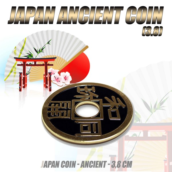 Antike japanische Münze - Japan Ancient Coin - (ca. 3,8 cm)