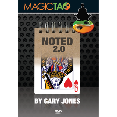 Noted 2.0 Red (DVD and Gimmick) by Gary Jones and Magic Tao