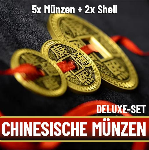 Chinesische Münzen Set - Chinese Coin Set - Deluxe | Zauberartikel