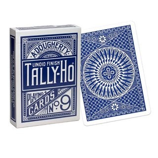 Tally Ho Spielkarten blau Circle Back bei Zaubershop Frenchdrop