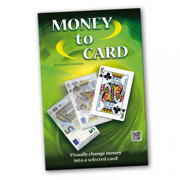 Geldschein zu Karte - Zaubertrick bei Zaubershop-Frenchdrop