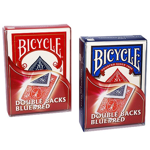 Bicycle Double Backs Red/Blue bei Zaubershop Frenchdrop
