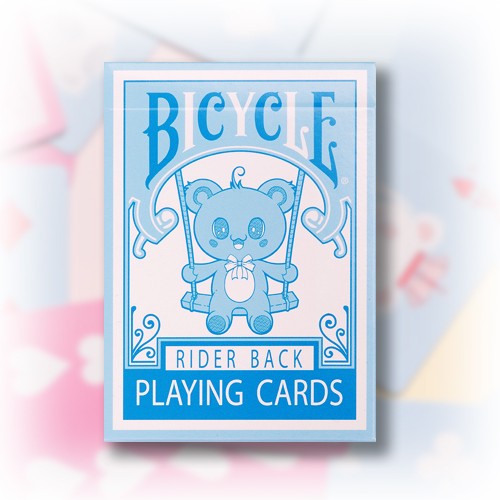 Xu Yu Juan Bicycle Lovely Bear Cards - Light Blue (Limited Edition)