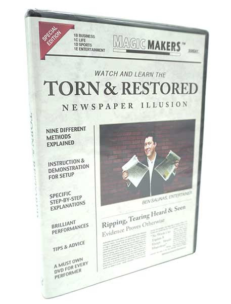 Torn and restored Newspaper Illusion
