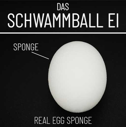 Schwammball Ei - Sponge egg | Zauberartikel