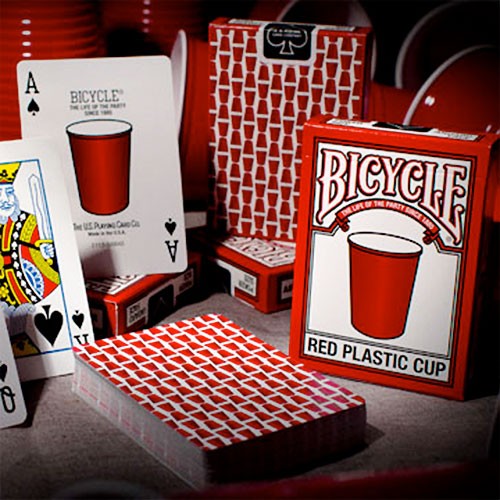 Bicycle - Red Plastic Cup