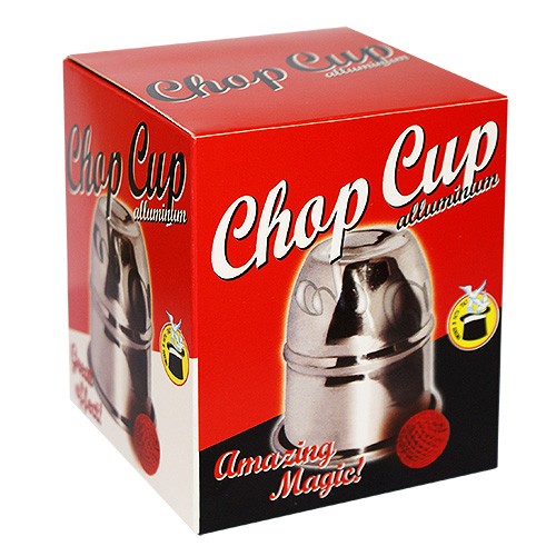 Chop Cup aus Aluminium inkl. Zubehör bei Zaubershop Frenchdrop