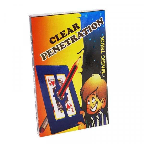 Bleistift durch Glasrahmen - Clear Penetration bei Zaubershop Frenchdrop